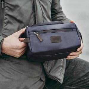 Waterproof Toiletry PU Bags Leather Travel Cosmetic Bag